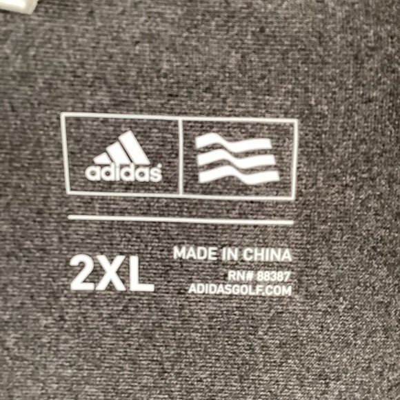 Adidas Golf 1/4 Zip Pullover Men’s Black Size 2XL - Picture 4 of 8